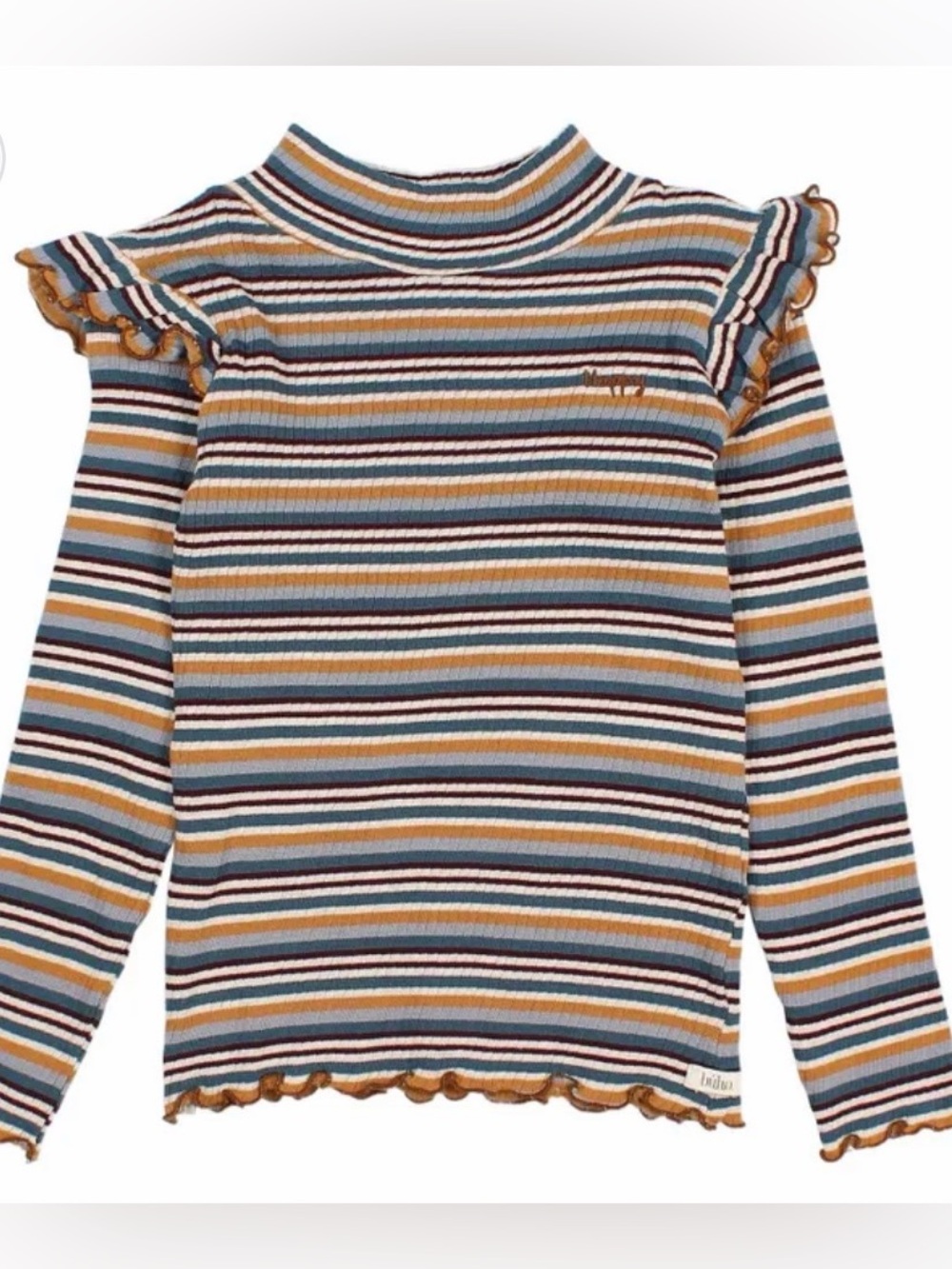 Buho Fancy Stripes Kids Long Sleeve Tshirt